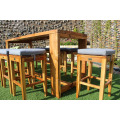 High Class Wooden Bar Set For Outdoor Garden Furniture
